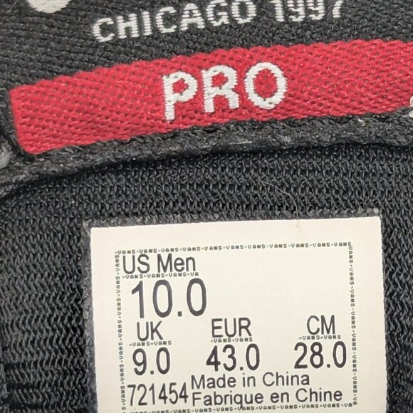 Vans Half Cab Pro “Uprise Chicago 1997”  Suede Skate Shoes Men’s 10 - Picture 11 of 11